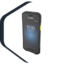 Coletor de Dados 2D Zebra TC21 SE4710 Câmera Frontal e Traseira + Fonte + Cabo USB